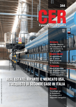 Scarica PDF CER Il giornale della ceramica - Nr. 344