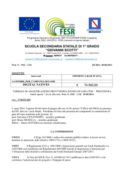 verbale aggiudicazione provvisoria