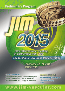 Friday, February 13th, 2015 - Victory Project Congressi