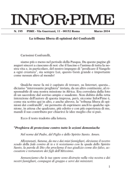 INFOR#PIME - Missione