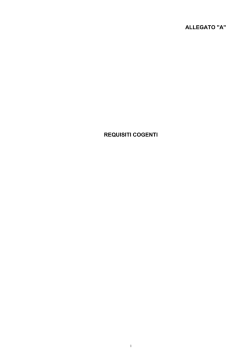 "a" requisiti cogenti - Comune di Castelnuovo Rangone