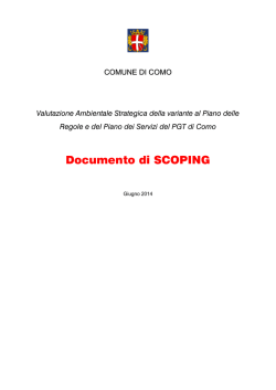 Documento di scoping