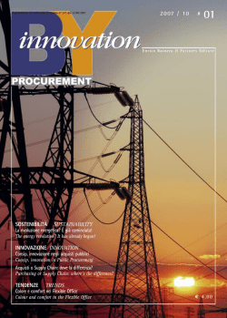 sostenibilit&agrave; sustainability innovazione innovation