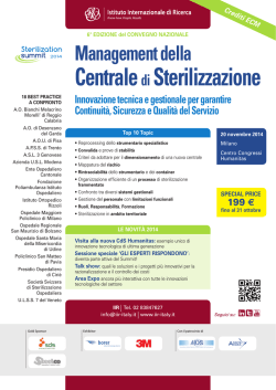 Centrale di Sterilizzazione