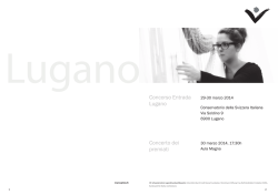 Lugano - Stiftung Schweizerischer Jugendmusikwettbewerb
