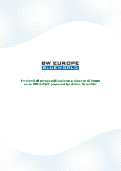 Impianti di gassificazione da biomassa - BW