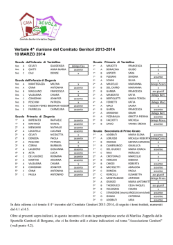 verbale comitato 04 2014 v3 - Istituto Comprensivo di Verdellino