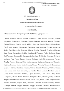 Ordinanza 952/2014