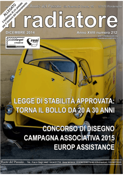 Dicembre 2014 pdf - Ruote del Passato