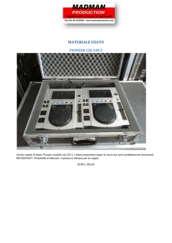 MATERIALE USATO - Madman Production