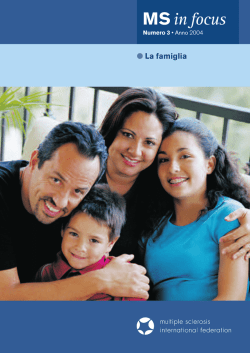 MSin focus - Multiple Sclerosis International Federation