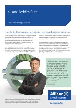Allianz Reddito Euro - Allianz Global Investors