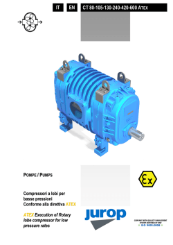 Pumps CT80-105-130-240-420-600 Atex