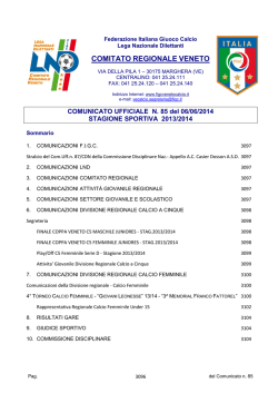 Com_N85_Unico - F.I.G.C. Veneto