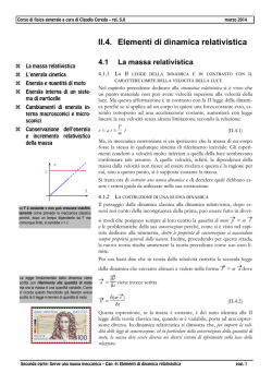 0204 Elementi di dinamica relativistica