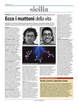 Ecco i mattonidella vita - impmc - Universit&eacute; Pierre et Marie CURIE