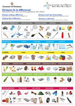 Istruzioni per una corretta gestione dei rifiuti