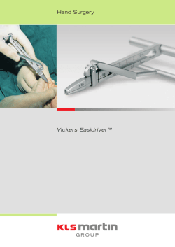 Hand Surgery Vickers Easidriver&trade;