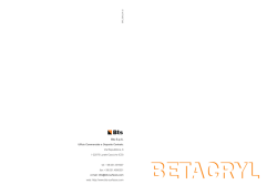 Bts S.p.A. - Acrylstone cr&eacute;ation en solid surface