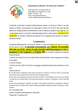 bre 2014 alle ore 12:00 e, in seconda