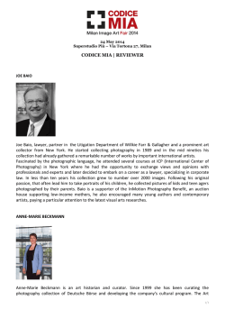 CODICE MIA | REVIEWER Joe Baio, lawyer, partner in the