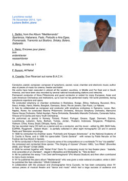 7 November - Luciano Bellini