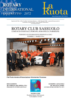 Ruota 2 annata Guidi - Rotary Club Sassuolo