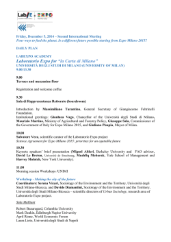 Scarica QUI il programma in inglese