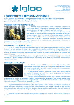 i rubinetti per il freddo made in italy