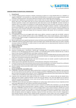 CONDIZIONI GENERALI DI ACQUISTO (CGA