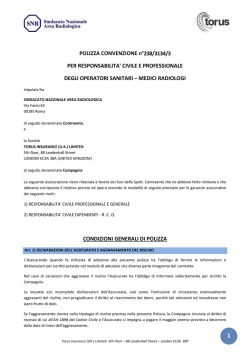 CGA RCP OPERATORI SANITARI TORUS SNR 2013