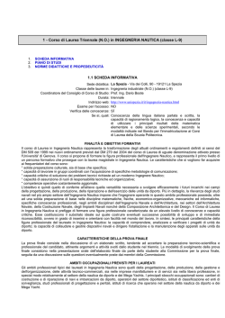 Manifesto degli Studi 2014-2015