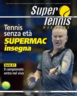 SUPERMAC - Federazione Italiana Tennis