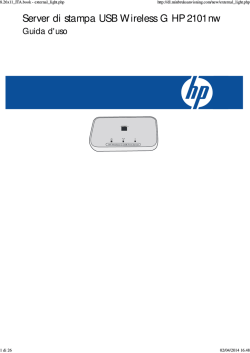 Server di stampa USB Wireless G HP 2101nw