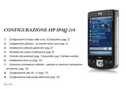 CONFIGURAZIONE HP IPAQ 214
