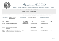 Elenco Presentati - Ministero della Salute