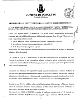 L - Comune di BORGETTO