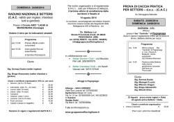 RADUNO NAZIONALE SETTERS (C.A.C. valido per inglesi
