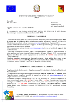 252 circolare iscrizioni 2015 -16