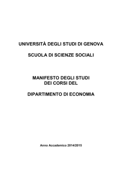 versione completa - Economia - Università degli Studi di Genova