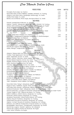 Ciao Mambo Italian Wines