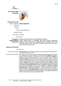 Marco Marchetti - Universit&agrave; degli Studi del Molise