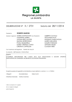 Incremento dotazione finanziaria per i contributi