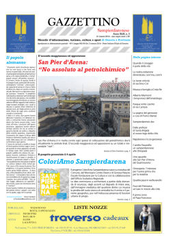 Marzo 2014 - Gazzettino Sampierdarenese