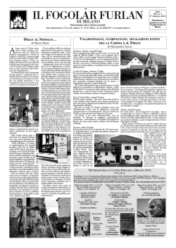 &Egrave; disponibile on line il Notiziario 3-2014