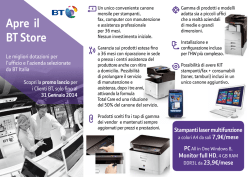 23,9&euro;/mese Apre il BT Store