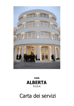 Clicca qui - Residenza Socio Sanitaria Assistita Casa Alberta