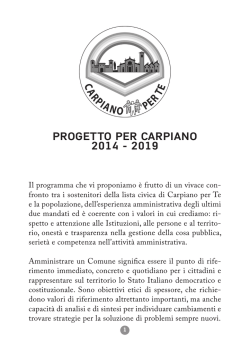 Scarica il Programma