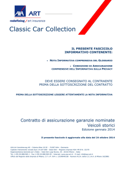 Classic Car Collection - Servizi Quotazioni Express