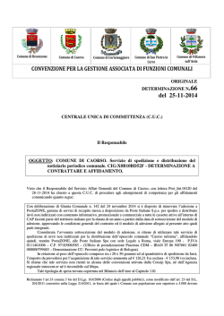Det_66-CUC 2014_Caorso_Affid Servizio Spedizione Notiziario